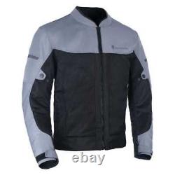 Oxford Spartan Air Mens Summer Motorcycle Motorbike Bike Jacket Grey Black