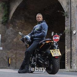 Oxford Super 2.0 Sports Reinforced Motorcycle Hoodie Aramid Bike Jacket Grey
