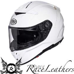 Premier Devil U8 White Motorcycle Motorbike Bike Helmet 5 Year Warranty