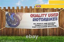 Quality Used Motorbikes Bikes Garage Dealer For Heavy Duty PVC Banner Sign 4555