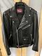 Real Leather Brando Biker Jacket Motorbike Motorcycle RRP £275 Black XL
