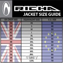 Richa Airsummer Vented Mesh Motorcycle Motorbike Bike Jacket Navy