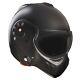 Roof Boxer V 8 Flip Up Full Face Full Matt Black Motorcycle Motorbike Helmet V8