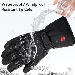 SAVIOR HEAT Motorcycle Motorbike Waterproof Thermal Touch Screen Heated Gloves