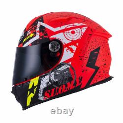SUOMY SR SPORT STARS ORANGE Motorbike/Motorcycle Full Face Helmet