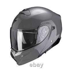 Scorpion EXO 930 Modular Flip Front Up Motorbike Motorcycle Helmet Grey