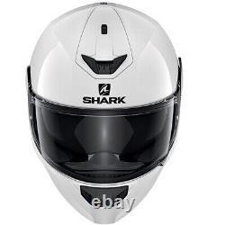 Shark D-Skwal 2 Gloss White Full face Motorcycle / Motorbike Helmet ZE