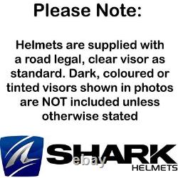 Shark D Skwal 2 Penxa Matt Black Motorcycle Motorbike Bike Helmet + Sun Visor