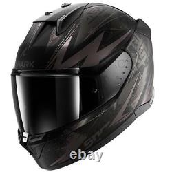 Shark D-Skwal 3 Blast-R Matt Black Anthracite Motorcycle Motorbike Bike Helmet