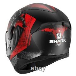 Shark D-skwal 2 Atraxx Matt Kra Motorcycle Motorbike Bike Helmet + Pinlock