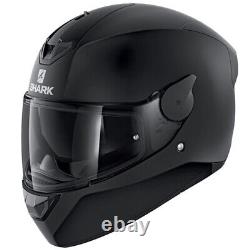 Shark D-skwal 2 Blank Matt Black Motorcycle Motorbike Bike Touring Helmet