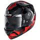 Shark Ridill 1.2 Mecca Black Red Silver Motorcycle Motorbike Bike Touring Helmet