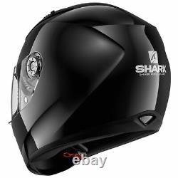 Shark Ridill Motorcycle Motorbike Full Face Touring Visor Helmet Blank Black