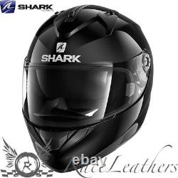 Shark Ridill Riddle Gloss Black Motorcycle Motorbike Bike Helmet + Sunvisor