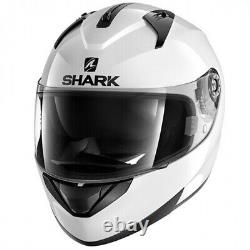 Shark Ridill WHU White Full Face Motorbike Motorcycle Helmet L