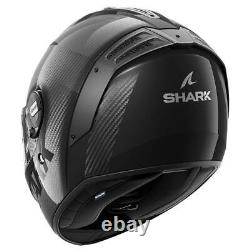 Shark Spartan Rs Carbon Skin Black Motorcycle Motorbike Sports Helmet