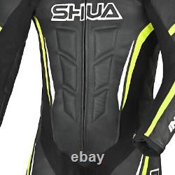 Shua Motorcycle Racing Leather 1PC Suit, Motorbike Riding CE Armored Biker Suits