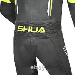 Shua Motorcycle Racing Leather 1PC Suit, Motorbike Riding CE Armored Biker Suits