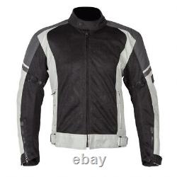 Spada Alberta Ce Grey Summer Breathable Mesh Motorcycle Motorbike Bike Jacket