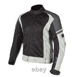 Spada Alberta Ce Grey Summer Breathable Mesh Motorcycle Motorbike Bike Jacket