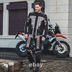 Spada Ascent V2 Ce Black Grey Armoured Waterproof Motorcycle Motorbike Trousers