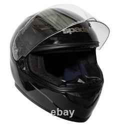 Spada Raiden Gloss Black Motorcycle Motorbike Bike Scooter Atv Helmet