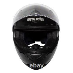 Spada Raiden Gloss Black Motorcycle Motorbike Bike Scooter Atv Helmet