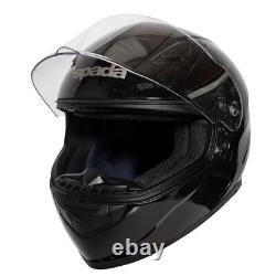 Spada Raiden Gloss Black Motorcycle Motorbike Bike Scooter Atv Helmet