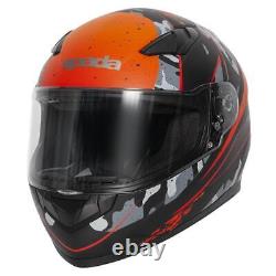 Spada Raiden Orange Camo Full Face Motorcycle Motorbike Bike Scooter Helmet