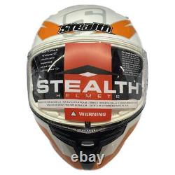 Stealth HD117 Helmet GP Replica Full Face Motorcycle Motorbike Crash Lid