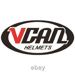 VCAN H128 Rage Full Face Motorcycle Helmet DVS Motorbike ACU Bike Crash Lid