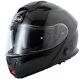 Vcan Blinc V272 Bluetooth Flip Front Motorcycle Motorbike Helmet Mp3 Sat Nav