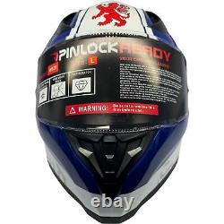 Vcan H128 Scotland Full Face Motorcycle Helmet DVS Motorbike ACU Bike Crash Lid