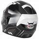 Vcan V128 Helvet White Motorcycle Motorbike Full Face Helmet