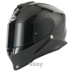 Vcan V151 Gloss Black Full Face Motorcycle Motorbike Bike Road Helmet