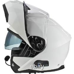 ViPER DUAL VISOR RS-V191 BLINC BLUETOOTH FLIP FRONT MOTORBIKE CRASH HELMET WHITE