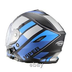 ViPER RSV141 Blinc Bluetooth Full Face Motorcycle Motorbike Crash Helmet