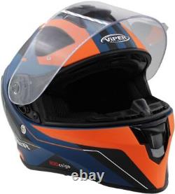 Viper Cyclone Rs55 Full Face Acu Gold Motorcycle Motorbike Crash Helmet