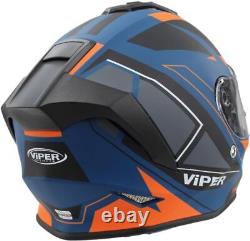 Viper Cyclone Rs55 Full Face Acu Gold Motorcycle Motorbike Crash Helmet
