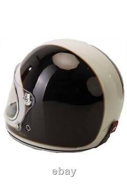 Viper F656 Fibreglass Retro Full Face Bike Motorcycle Crash Helmet Free Tint