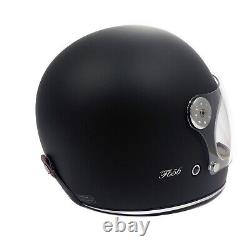 Viper F656 Fibreglass Retro Full Face Motorcycle Motorbike Helmet Free Tint NEW