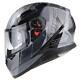 Viper RSV95 Rogue Gloss Black Grey Full Face Motorcycle Motorbike Bike Helmet