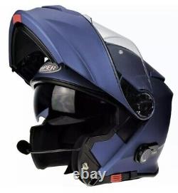 Viper RSV-171 BLINC BLUETOOTH Motorcycle/Motorbike Flip Helmet. Inc Pin Lock