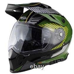 Viper RXV288 Enduro Force Gloss Green Motorcycle Motorbike Adventure Bike Helmet
