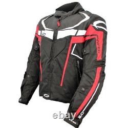 Viper Rider Axis 2.0 Ce Black Red Waterproof Motorcycle Motorbike Bike Jacket