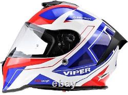 Viper Rs55 Motorcycle Full Face Motorbike Crash Helmet Pinlock Track Race Helmet