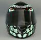 Viper Rs-252 Stare Skull Glow In The Dark Full Face Motorcycle Motorbike Helmet