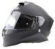 Viper Rs-55 Full Face Acu Gold Motorcycle Motorbike Crash Helmet Matt Black