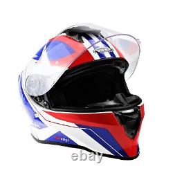 Viper Rs-55 Full Face Acu Gold Motorcycle Motorbike Crash Helmet Patriot