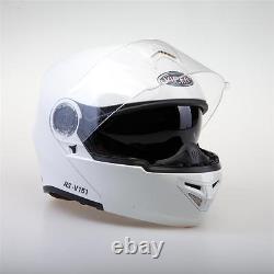 Viper Rs-v171 Blinc Bluetooth Flip Front Motorbike Motorcycle Helmet Gloss White